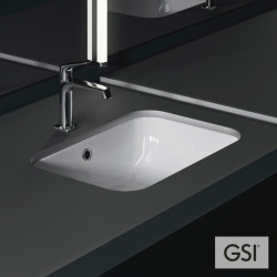 GSI PURA 55X38 υποκαθήμενος νιπτήρας πορσελάνης.