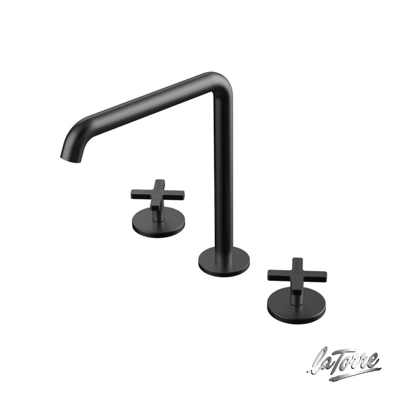 LA TORRE ELLE CROSS top-mounted washbasin battery multiple colors.