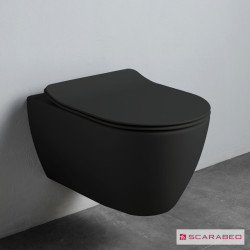 Λεκάνη Κρεμαστή MOON/50,5 Clean-Flush με κάλυμμα Slim Soft Close.
