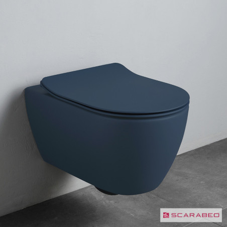 Λεκάνη Κρεμαστή MOON/50,5 Clean-Flush με κάλυμμα Slim Soft Close.