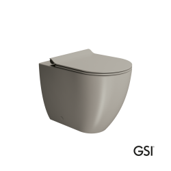 Λεκάνη Υψηλής Πίεσης Pura/55 με κάλυμμα Super Slim Soft Close, GSI.